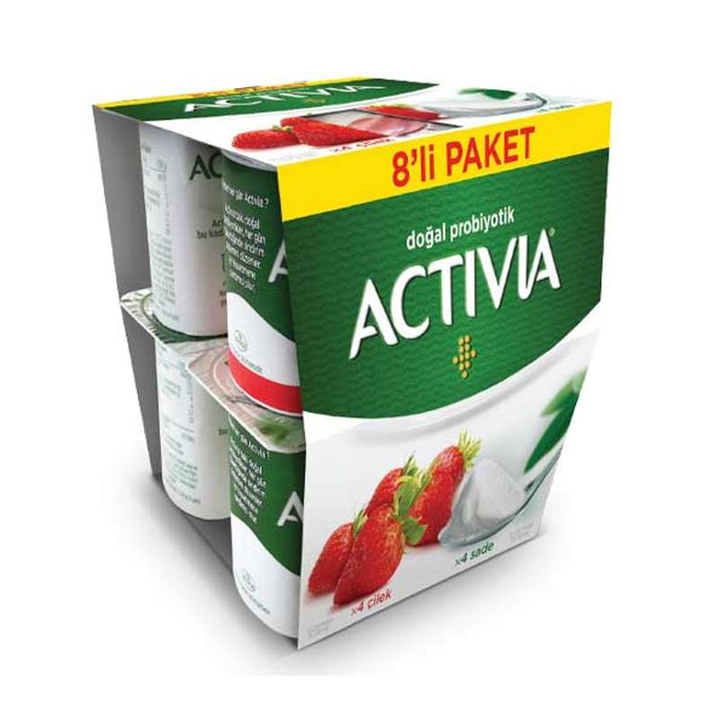 Activia Yoğurt Probiyotik Çeşitleri 8X100 G