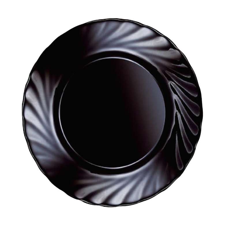 Luminarc Trianon Servis Tabağı 24 cm Siyah