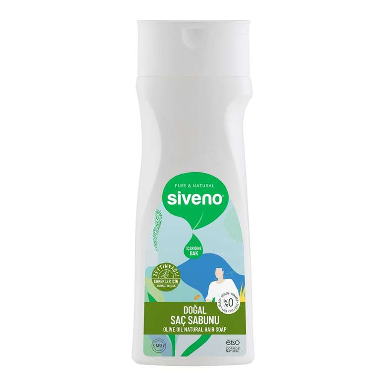 Siveno Zeytinyağlı Doğal Saç Sabunu 300 Ml