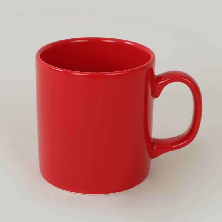 Keramika Kupa 10 cm Kırmızı