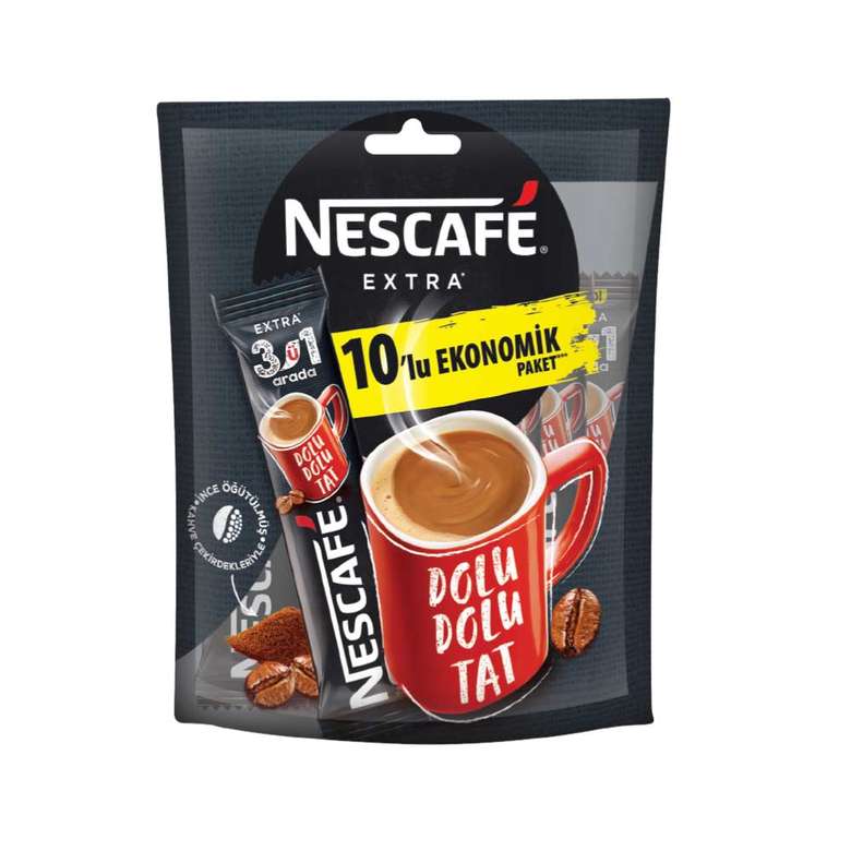 Nescafe Kahve 3'ü 1 Arada Extra 10'lu