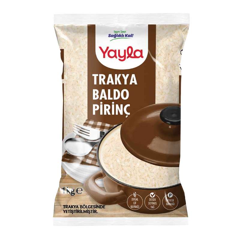 Yayla Trakya Baldo Pirinç 1000 G