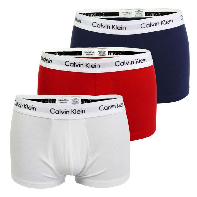 Calvin Klein U2664G-I03 3'lü  Erkek Boxer Renkli
