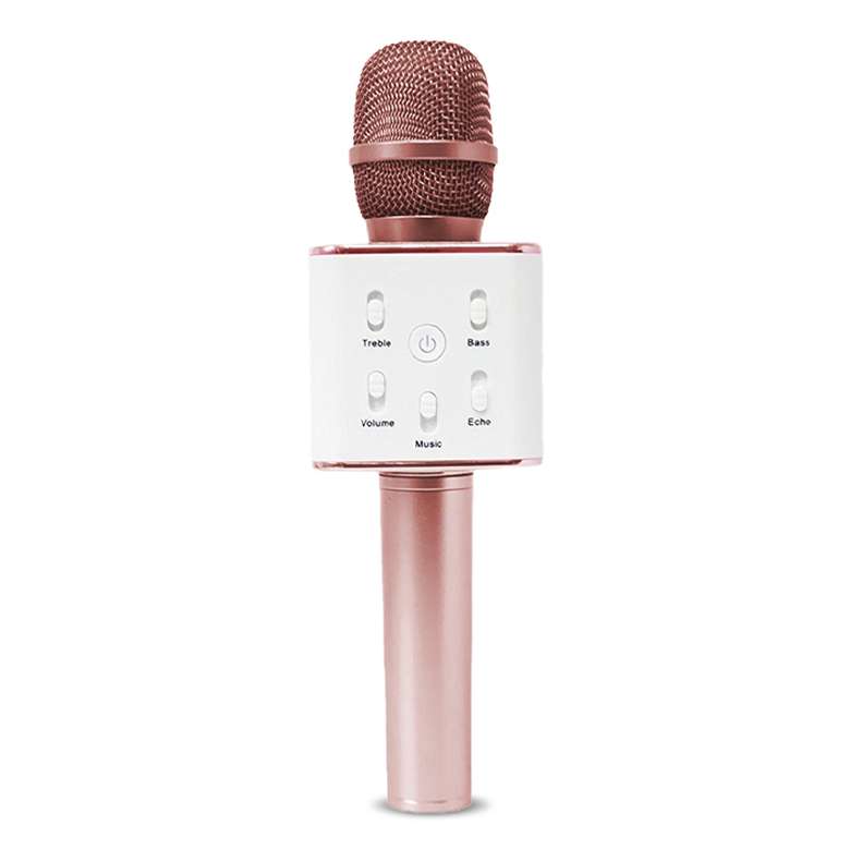 Piranha Karaoke Mikrofon Pembe