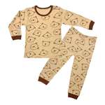 Bebek Pijama Takımı Kahverengi