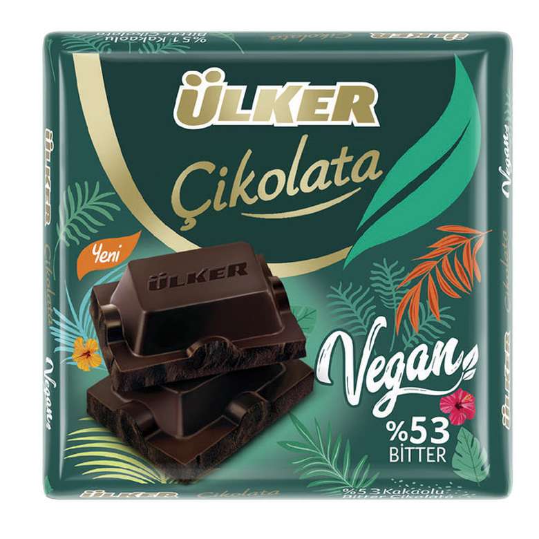 Ülker Çikolata Vegan Bitter 60 G