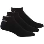 Reebok AB5277 3'lü Unisex Çorap Siyah, 35-38
