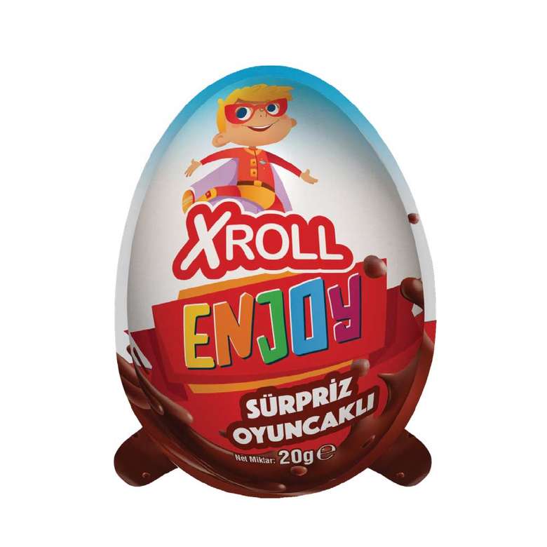 Xroll Enjoy Erkek  Çikolata Süpriz Yumurta 20 G