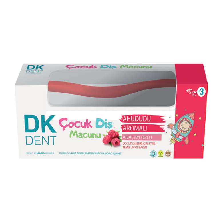 DK Dent Diş Macunu 50 Ml+Çocuk Diş Fırçası Kırmızı