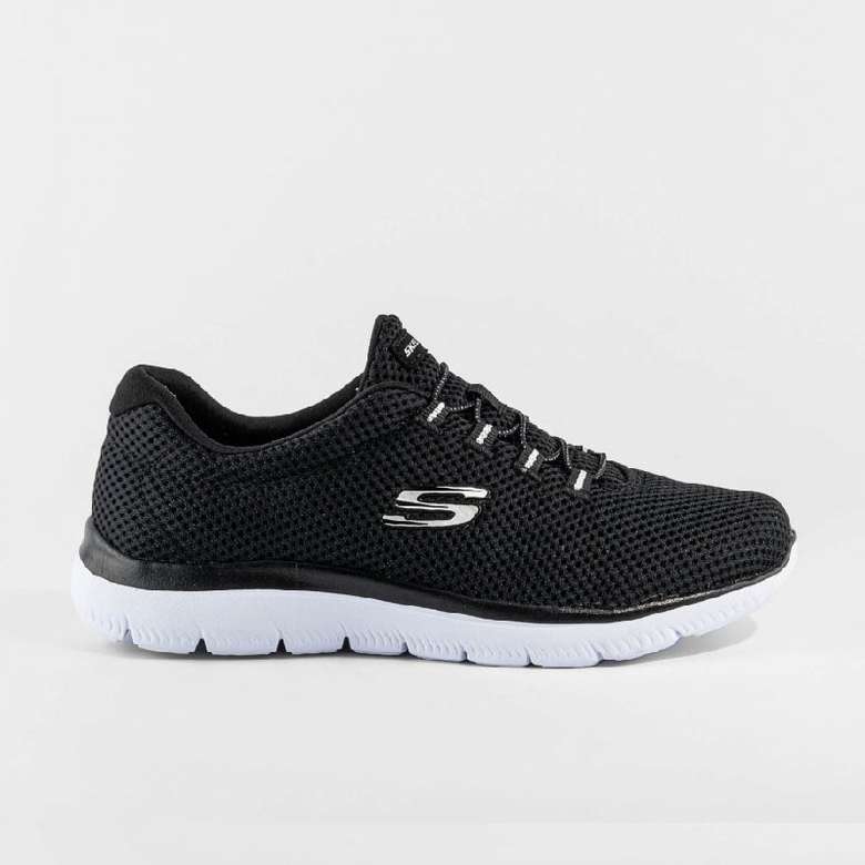 Skechers 12985-BKW Kadın Spor Ayakkabı Siyah
