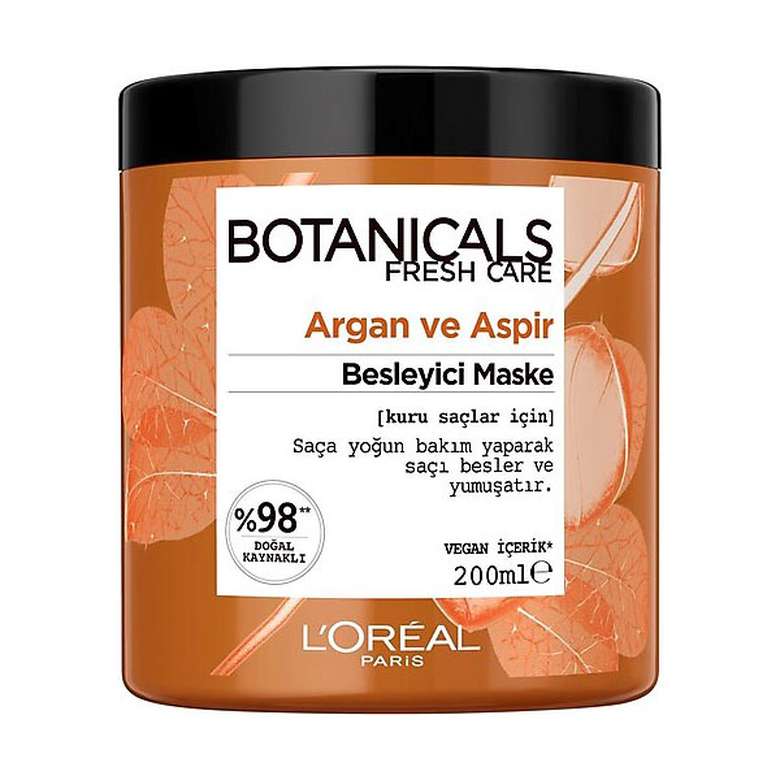 L'Oreal Paris Botanicals Fresh Care Aspir Besleyici Terapi 200 ml Saç Maskesi