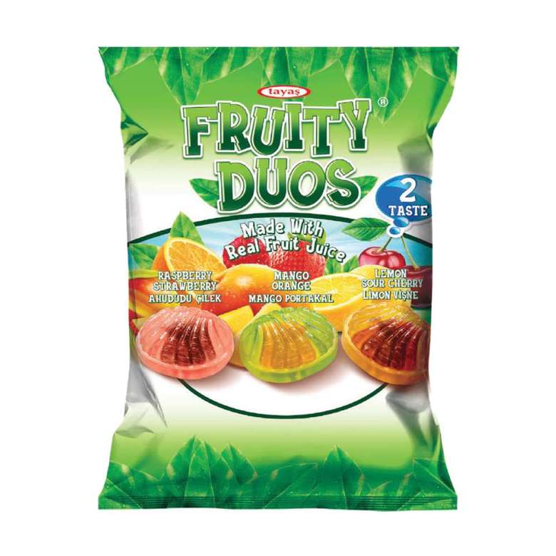 Tayaş Fruity Duos Sert Şeker 350 G
