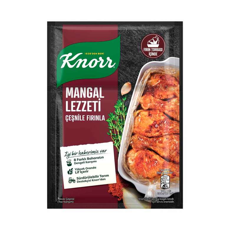 Knorr Fırında Tavuk Çeşnisi Mangal Lezzeti 29 G