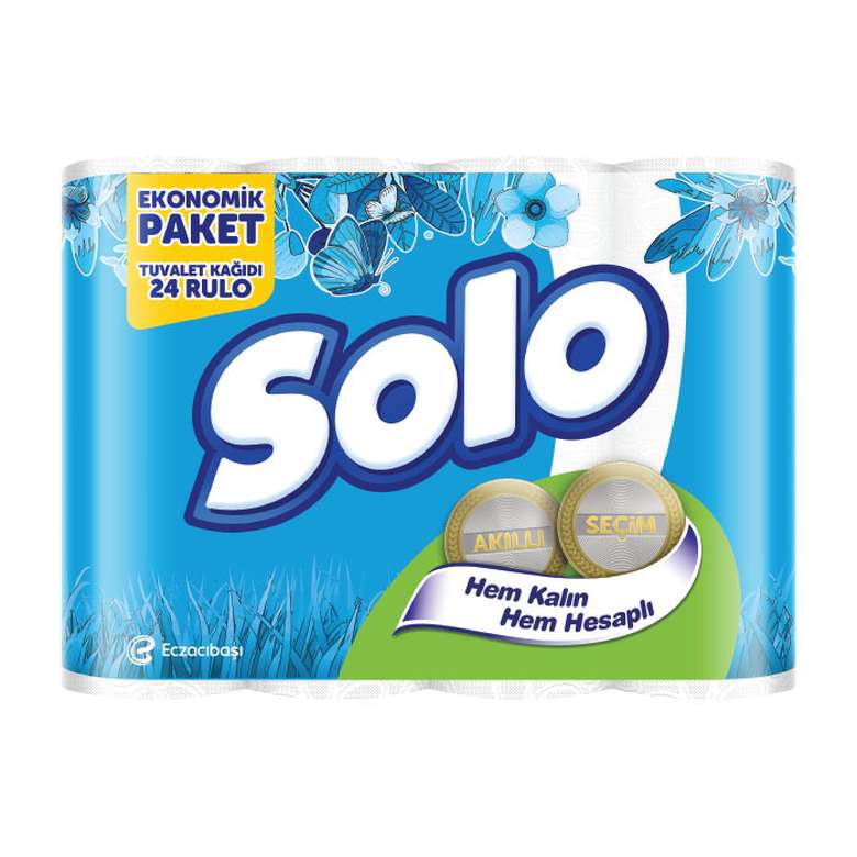 Solo Tuvalet Kağıdı 24'lü 2 Katlı