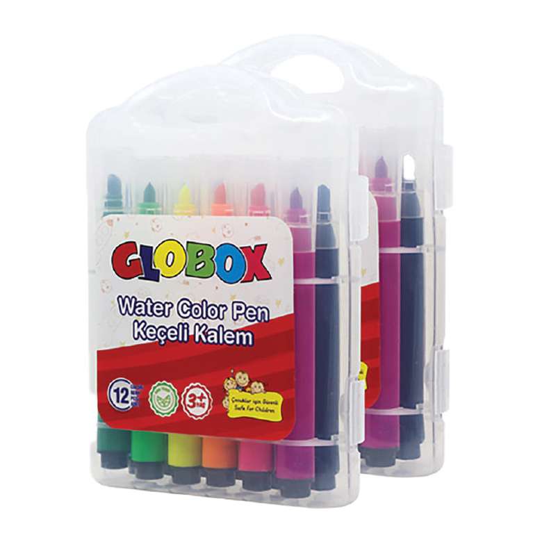Globox Jumbo Keçeli Kalem 12 Renk