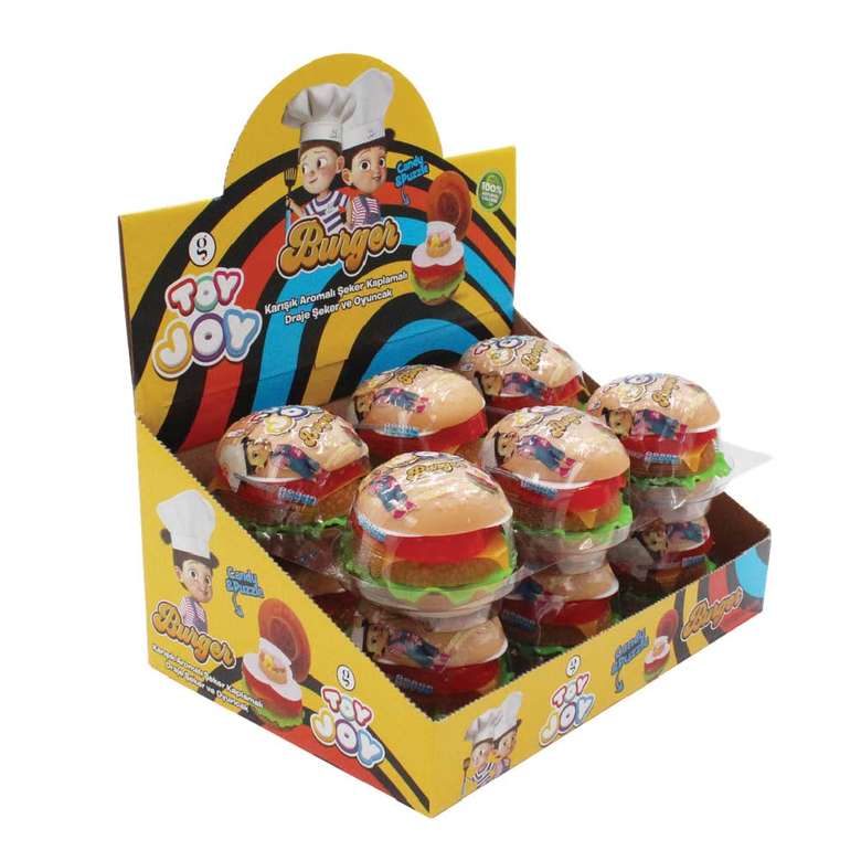Toy Joy Burger Şeker Hediyeli 10 G