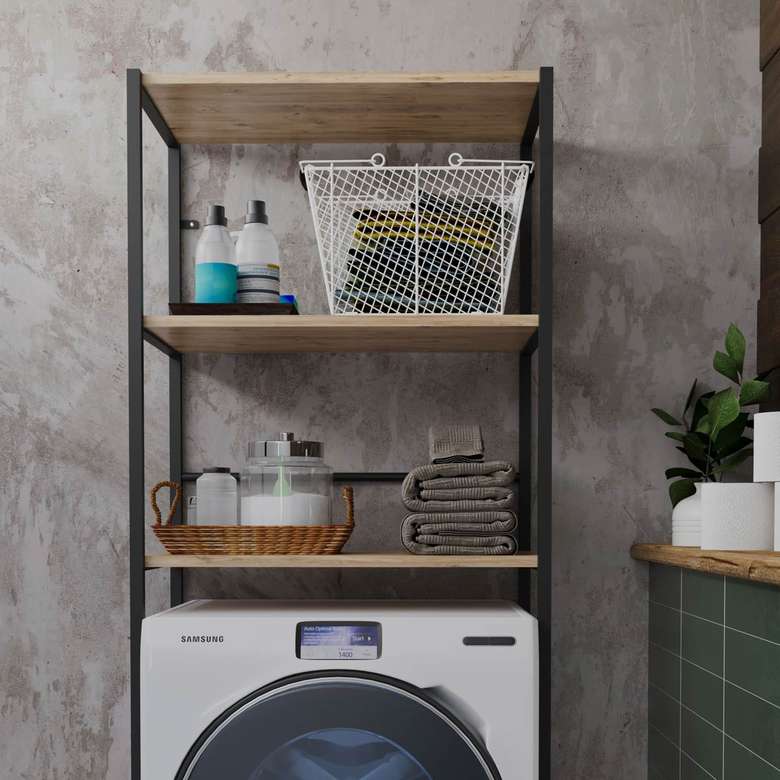 Tever Ghita Çamaşır Makinesi Üstü Banyo Düzenleyici