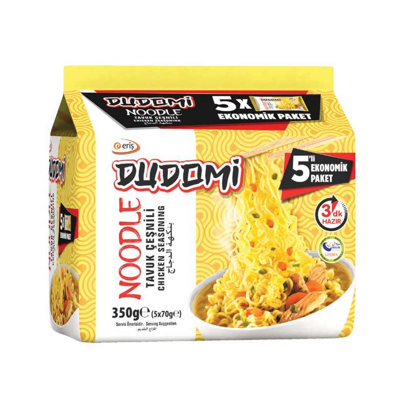 Dudomi Noodle Paket Körili 5x70 G