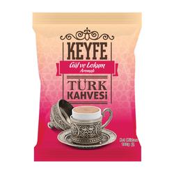 Keyfe Gül ve Lokum Aromalı Türk Kahvesi 100 G