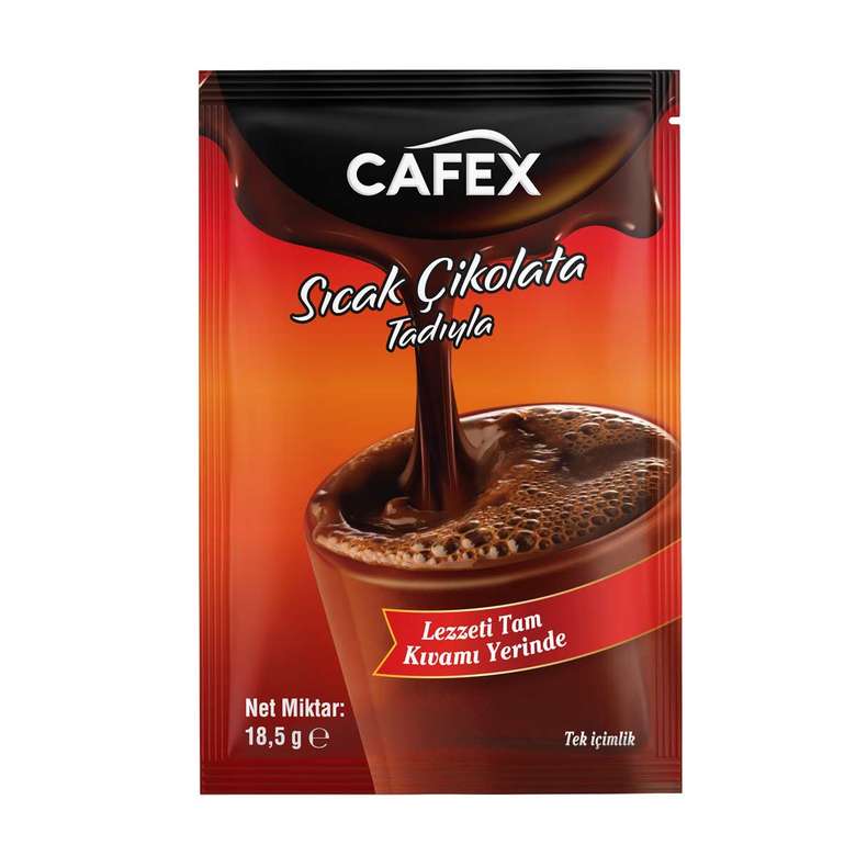 Cafex Toz İçecek Sıcak Çikolata 18,5 G