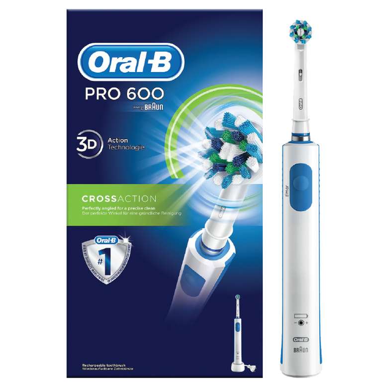 Oral-B Pro 600 Cross Action Şarjlı Diş Fırçası