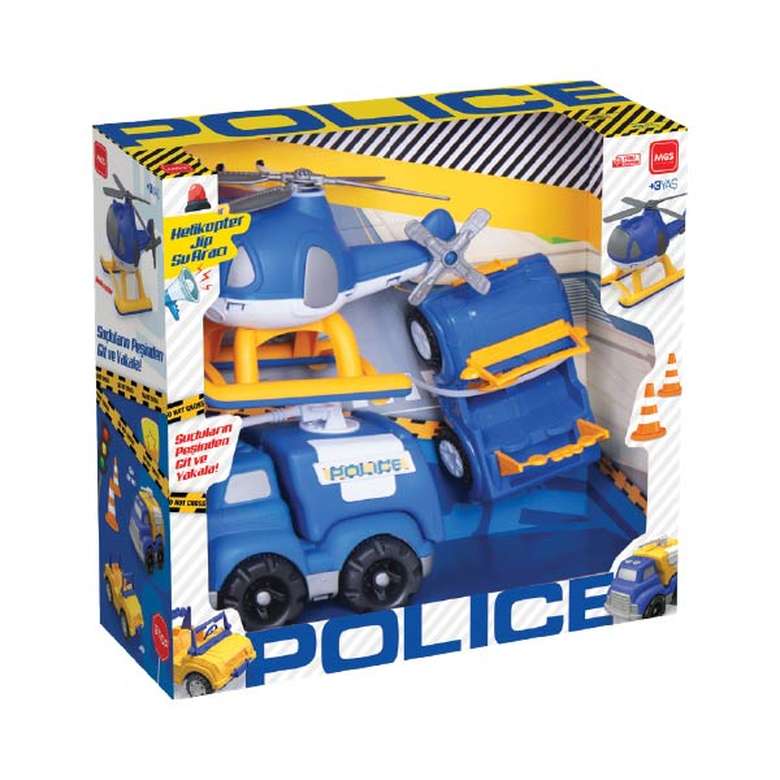 Oyuncak Polis Aracı Mavi