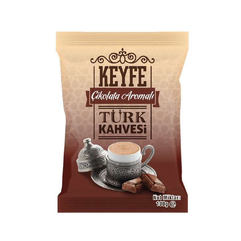 Keyfe Çikolata Aromalı Türk Kahvesi 100 G