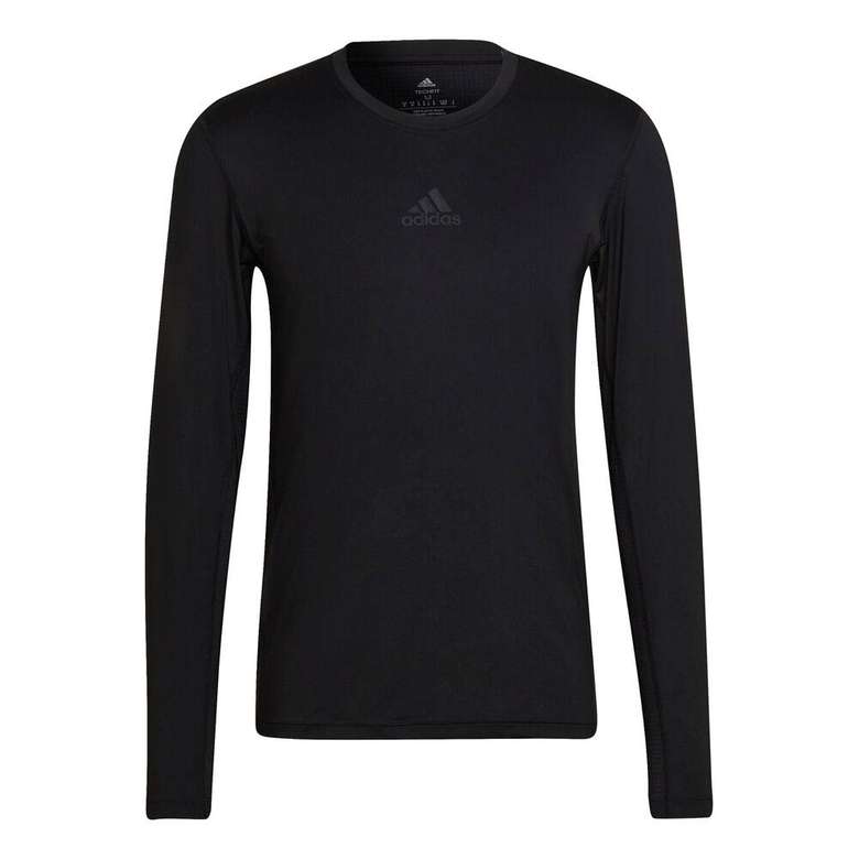 Adidas Techfit Sweat HC0388 Erkek Tişört Siyah