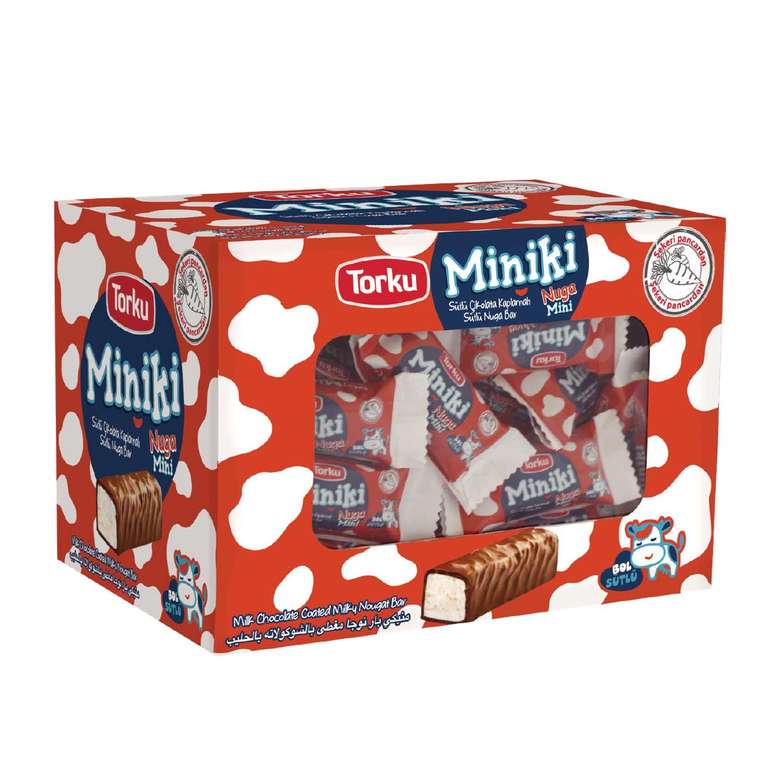 Torku Miniki Sütlü Nugalı Bar Çikolata 600 G