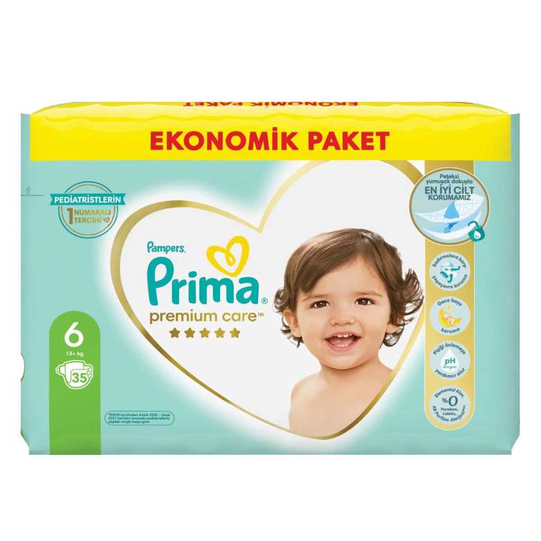 Prima Premium Care Bebek Bezi No:6 XL 35 Adet Ekonomik Paket_0