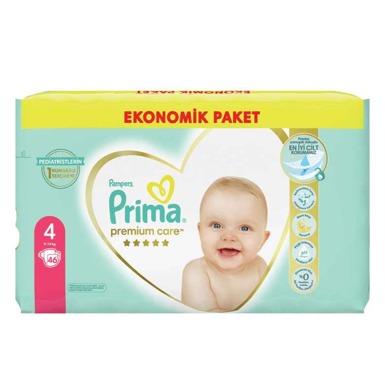 Prima Premium Care Bebek Bezi No:4 Maxi 46 Adet Jumbo Paket