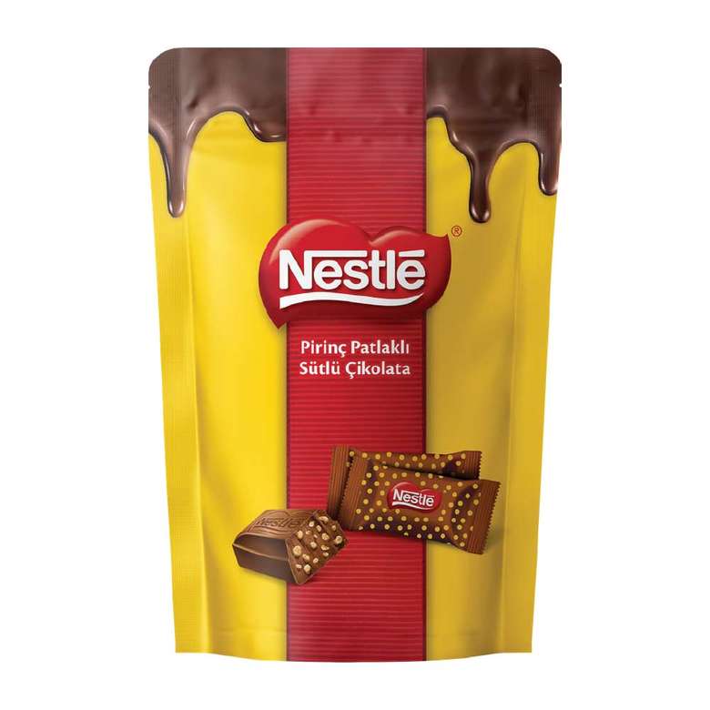 Nestle Pirinç Patlaklı Sütlü Çikolata 151,2 G