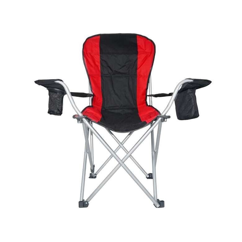 Orcamp Comfort OUT-2340 Kamp Sandalyesi Kırmızı Siyah