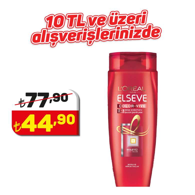 L'oreal Elseve Şampuan Colorvive 2si1 Arada 400 ml