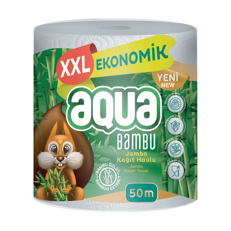 Aqua Bambu Dev Kağıt Havlu