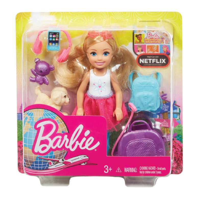 Barbie Oyuncak Chelsea Bebek ve Arkadaşları Seyahatte